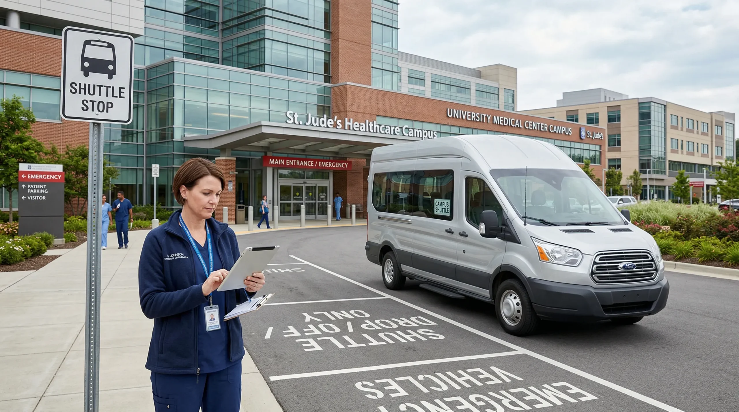 Employee Transportation for Hospitals and Healthcare Campuses