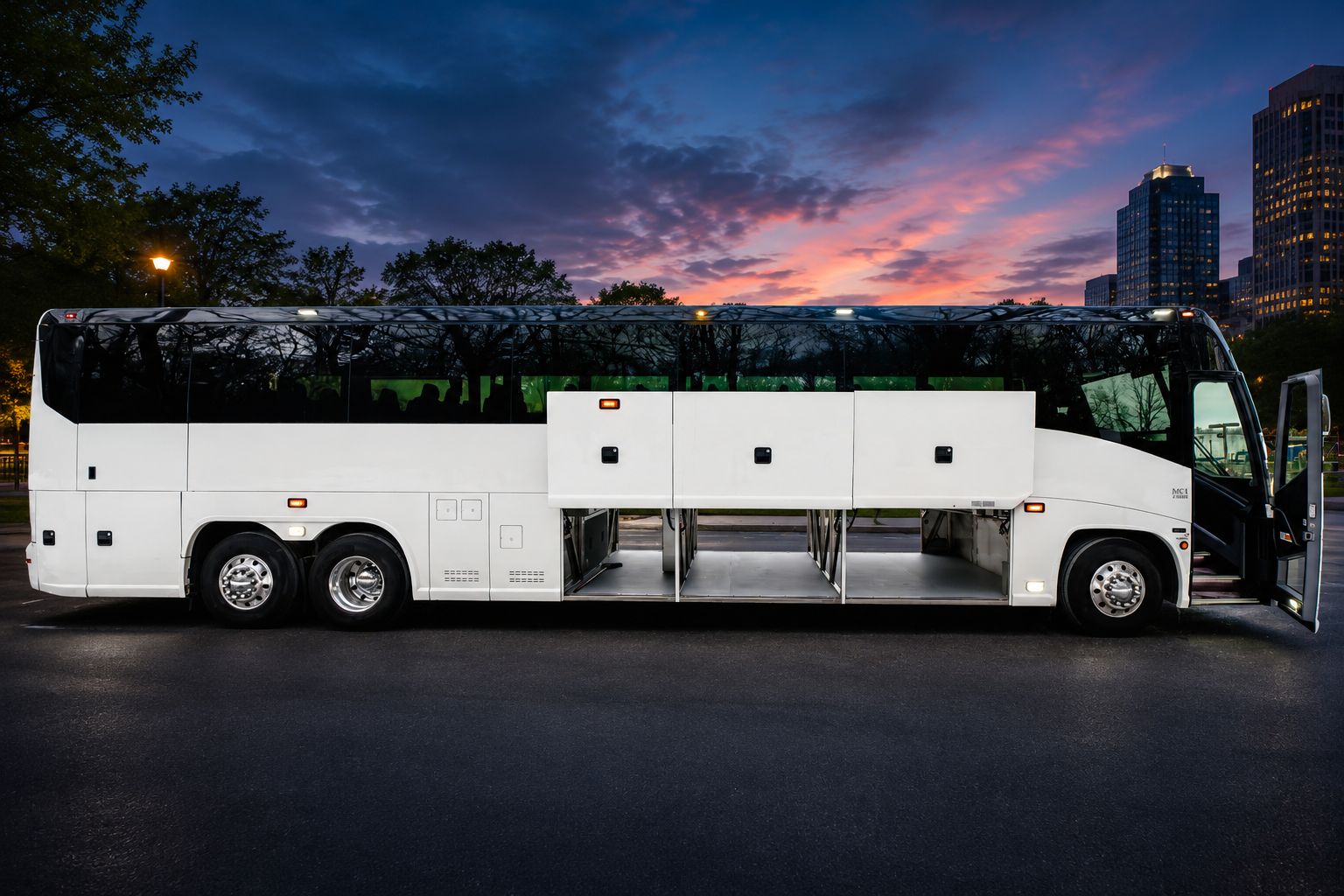 Charter Bus Exterior View 1
