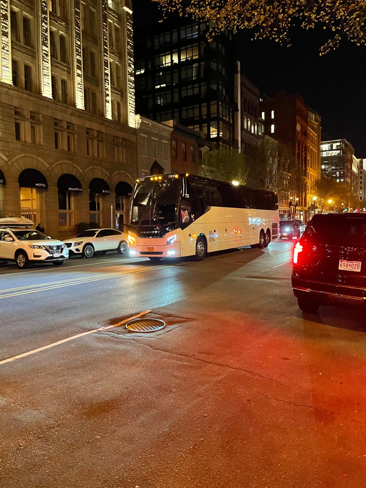 Charter Bus Exterior View 4